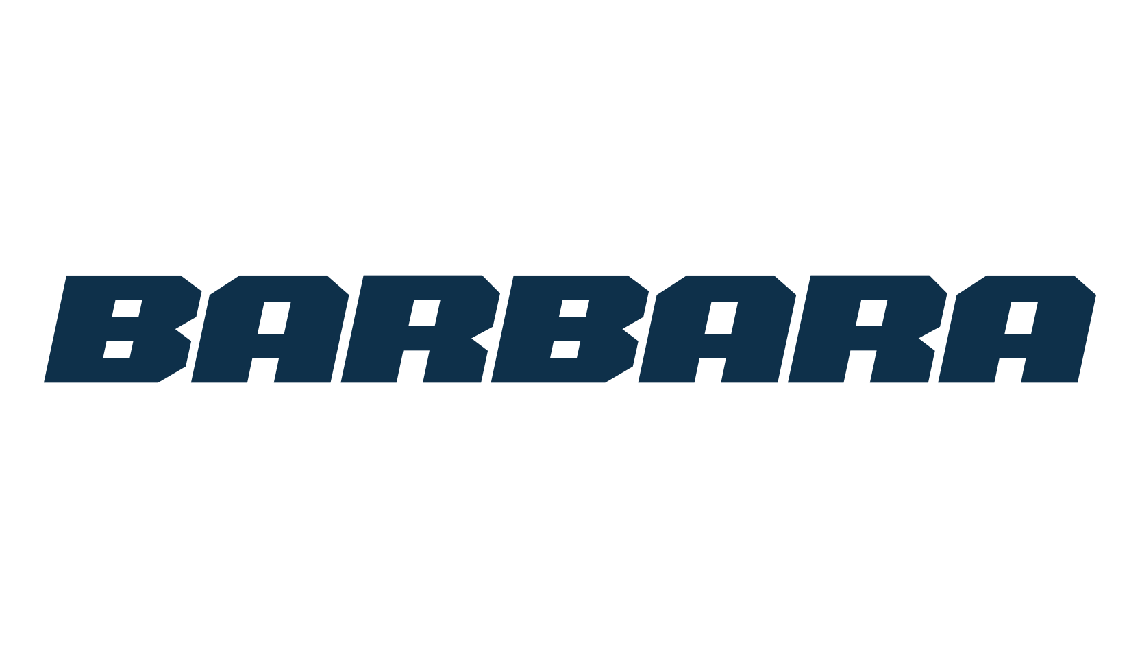 Barbara (barbara), fancy various techno sci-fi font preview