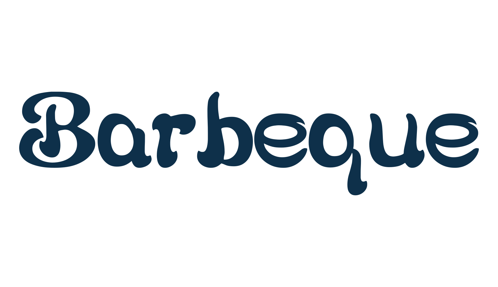 Barbeque (barbeque-2), various font preview