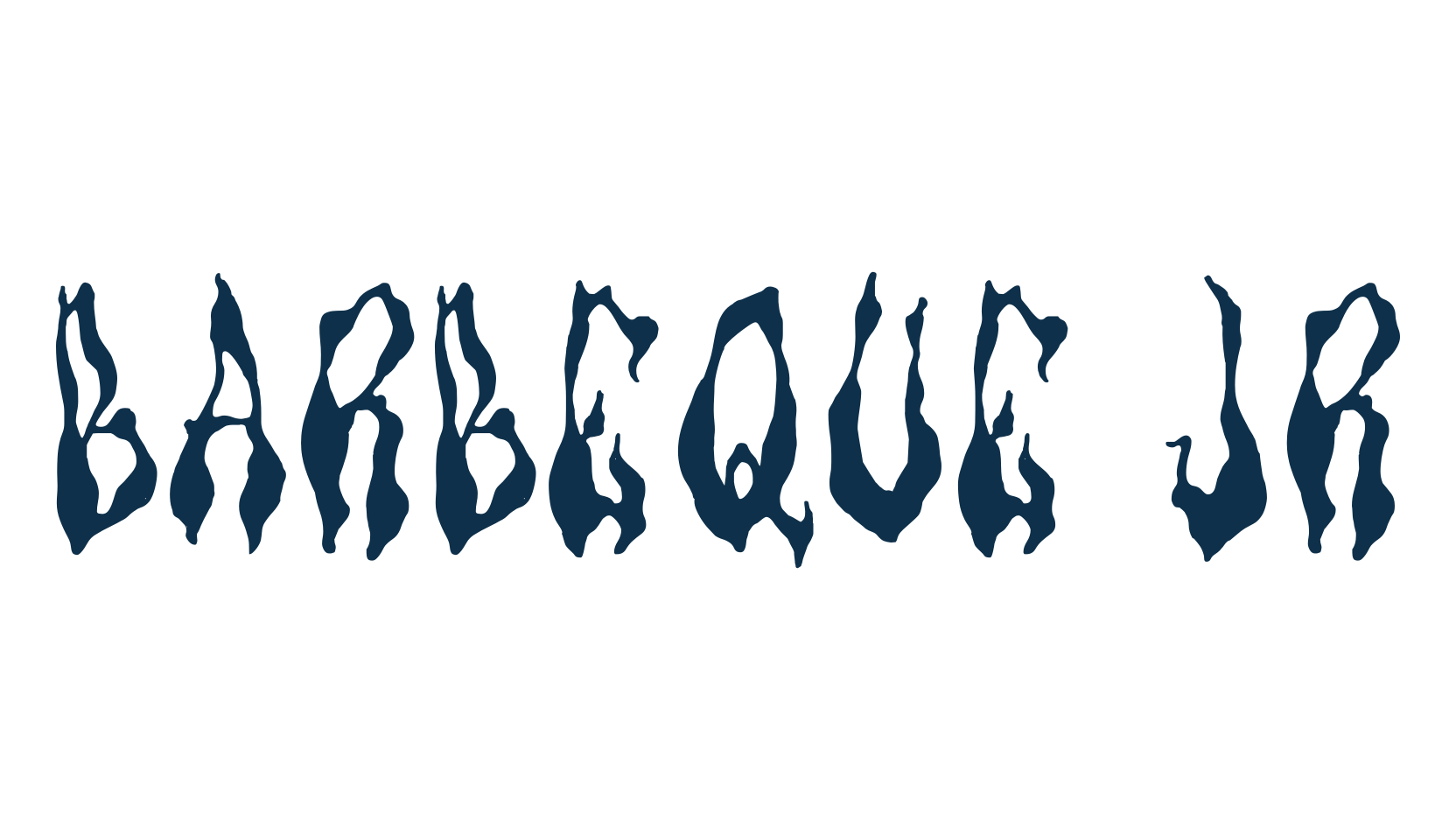 Barbeque Jr, holiday halloween fancy decorative horror font preview