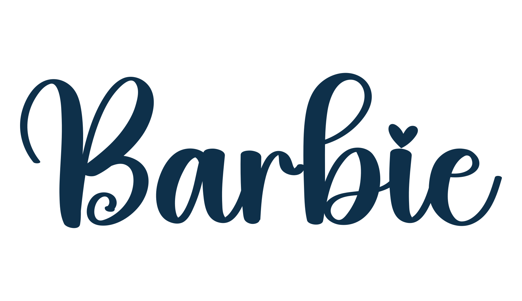 Barbie (barbie-2), various font preview