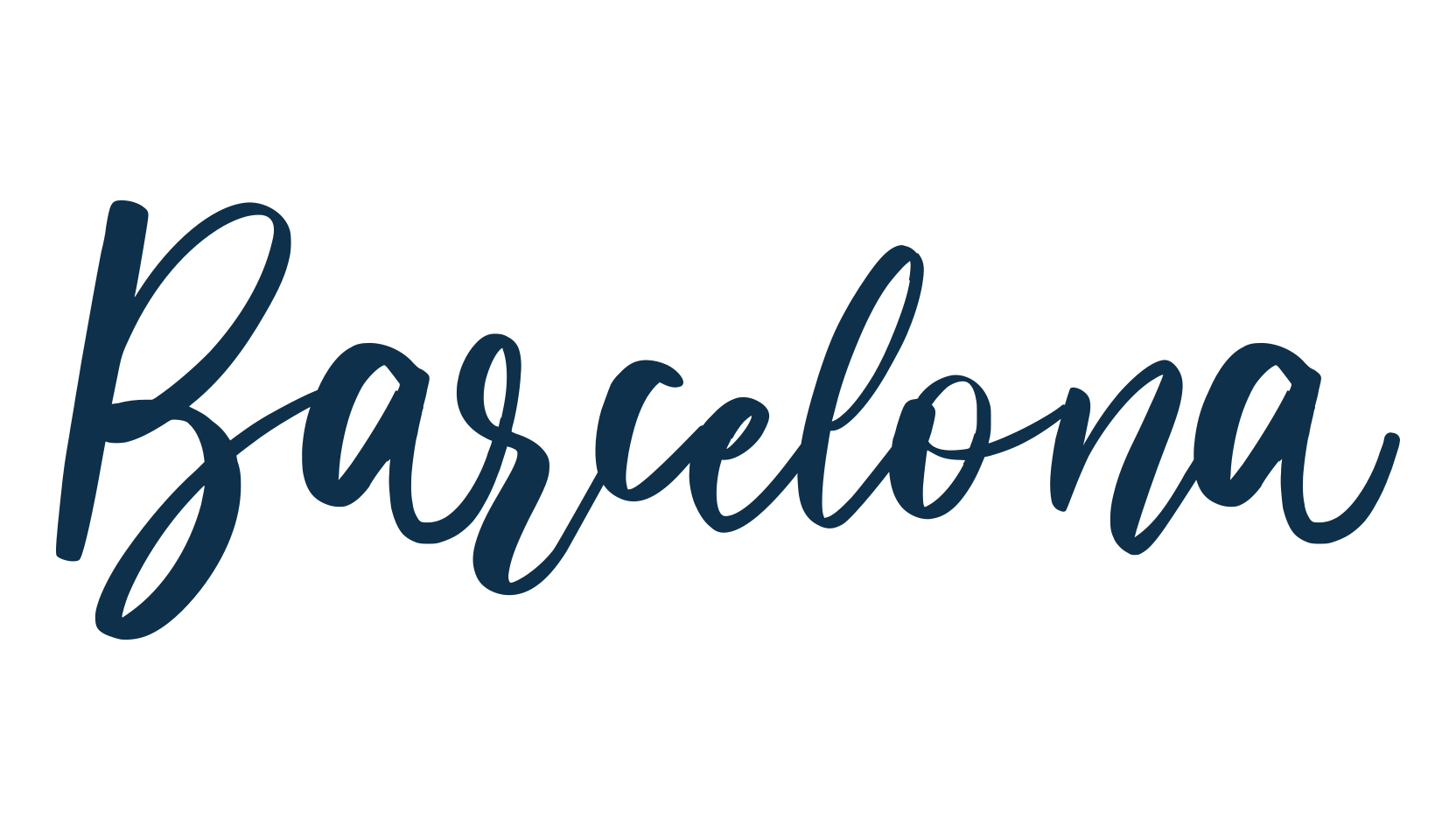 Barcelona (barcelona-3), handwriting font preview