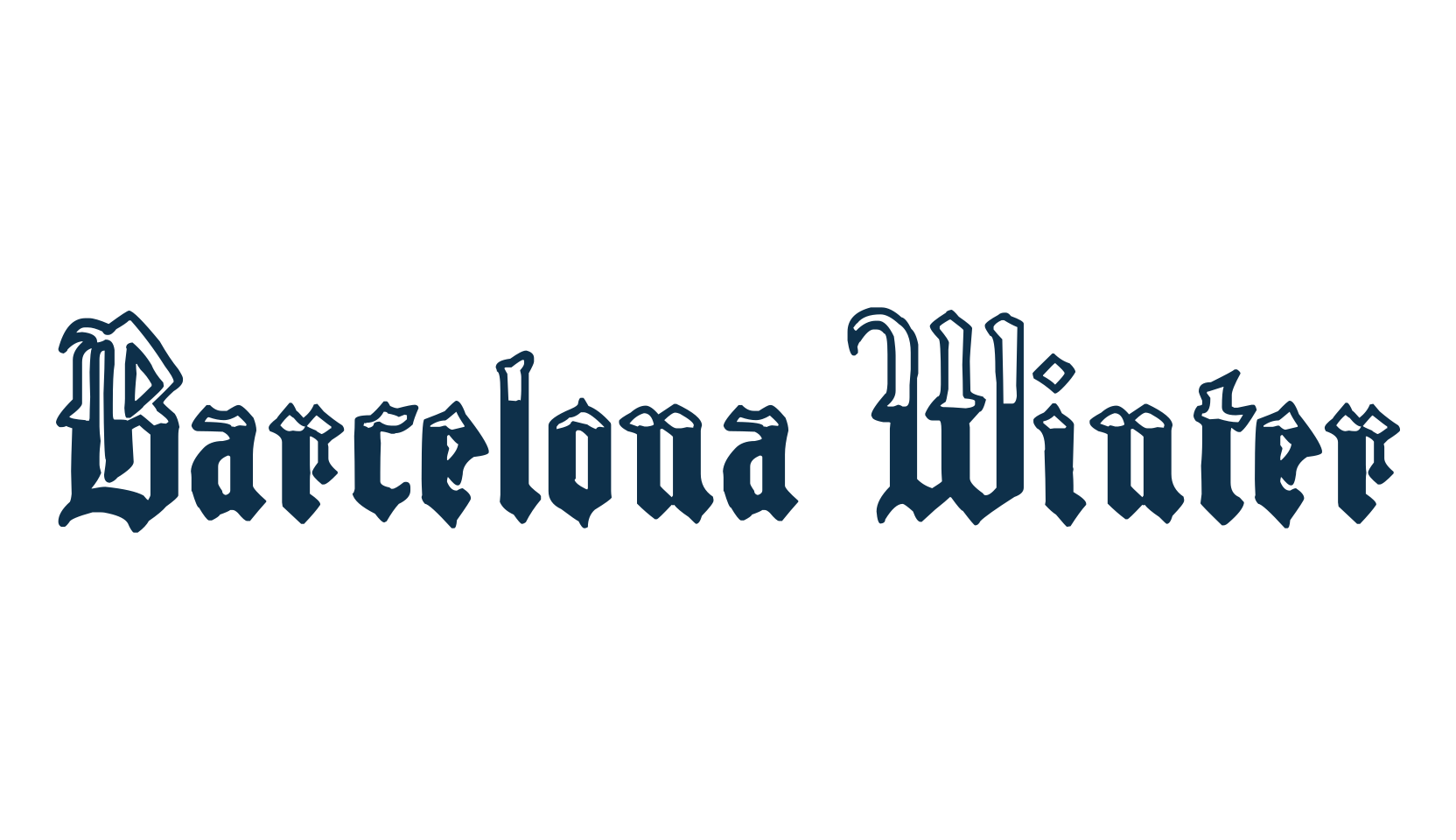 Barcelona Winter, gothic modern font preview