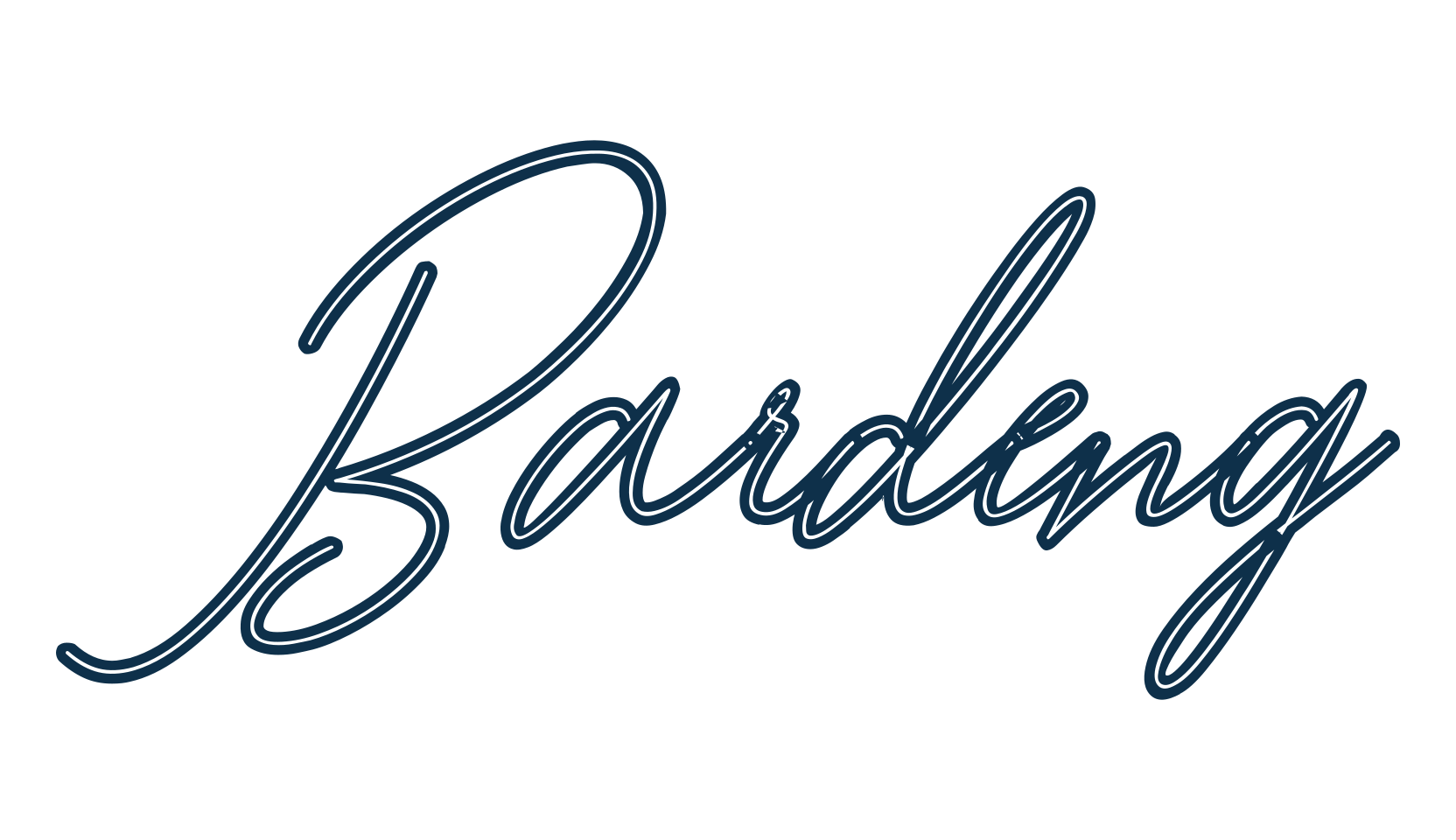 Bardeng, script handwritten fancy decorative calligraphy font preview