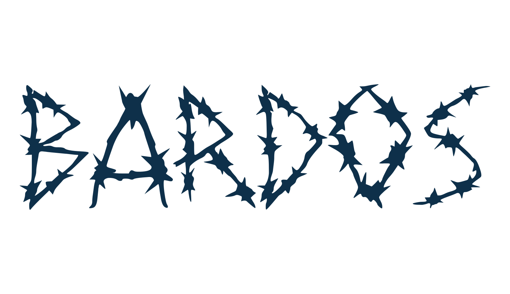 Bardos, fancy decorative font preview