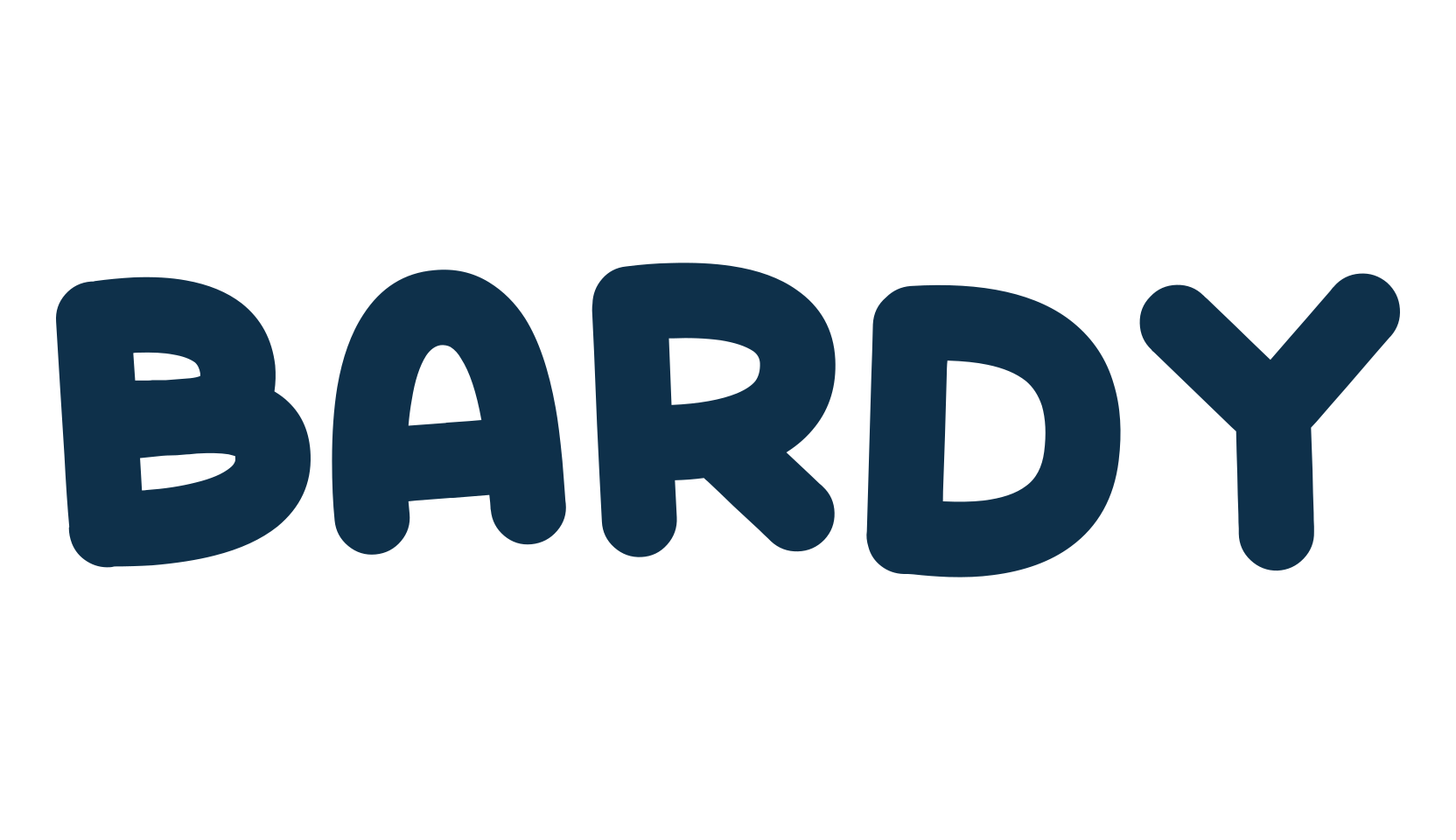 Bardy (bardy), fancy cartoon decorative font preview