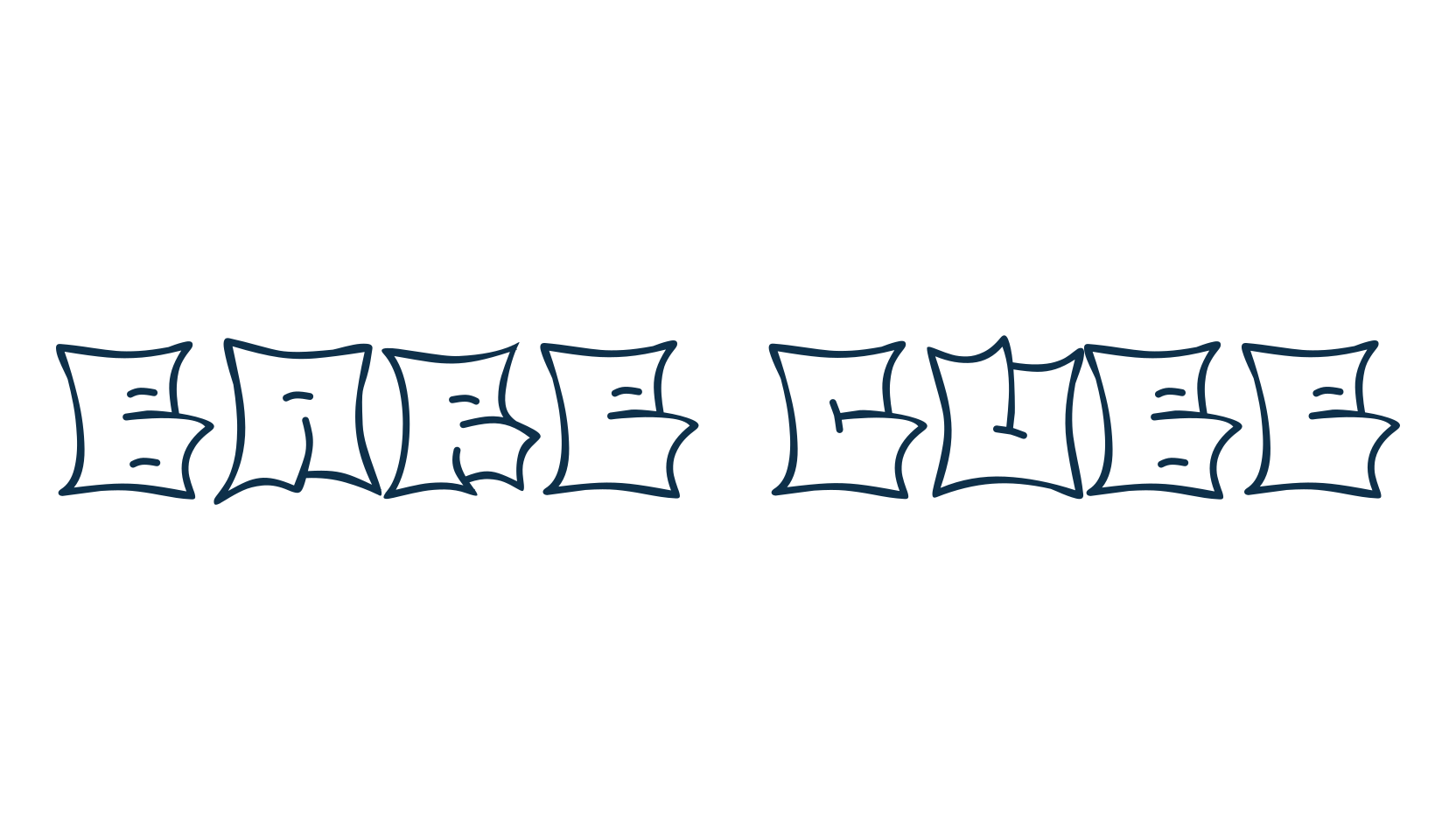 Bare Cube, script graffiti fancy decorative calligraphy font preview