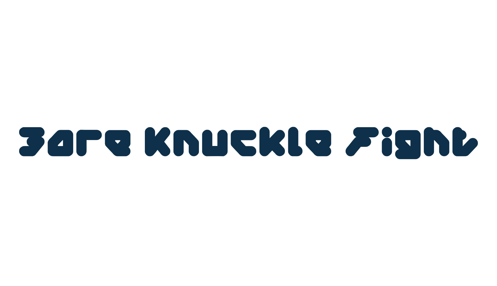 Bare Knuckle Fight, fancy various techno sci-fi font preview