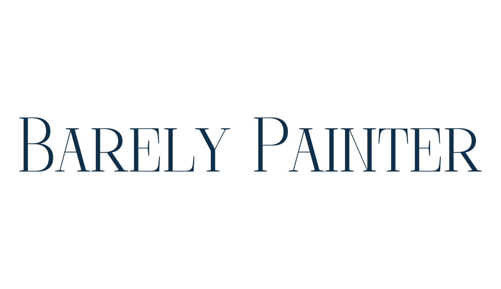 Barely Painter, serif font preview