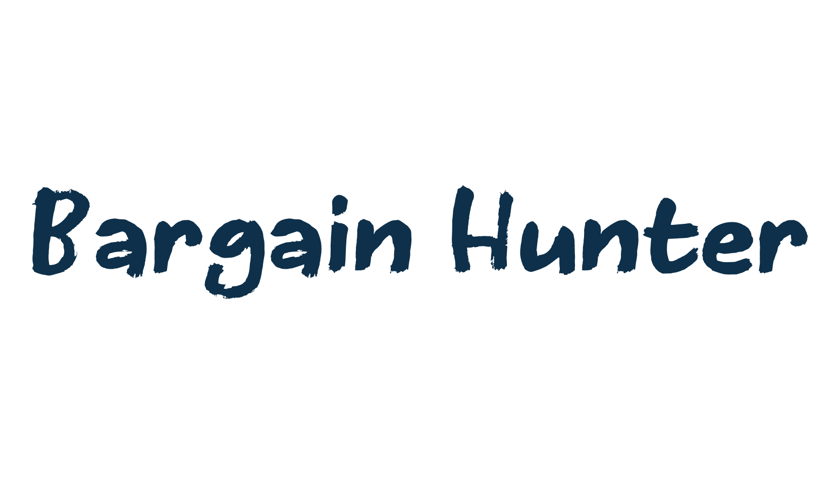 Bargain Hunter, script brush fancy decorative calligraphy font preview