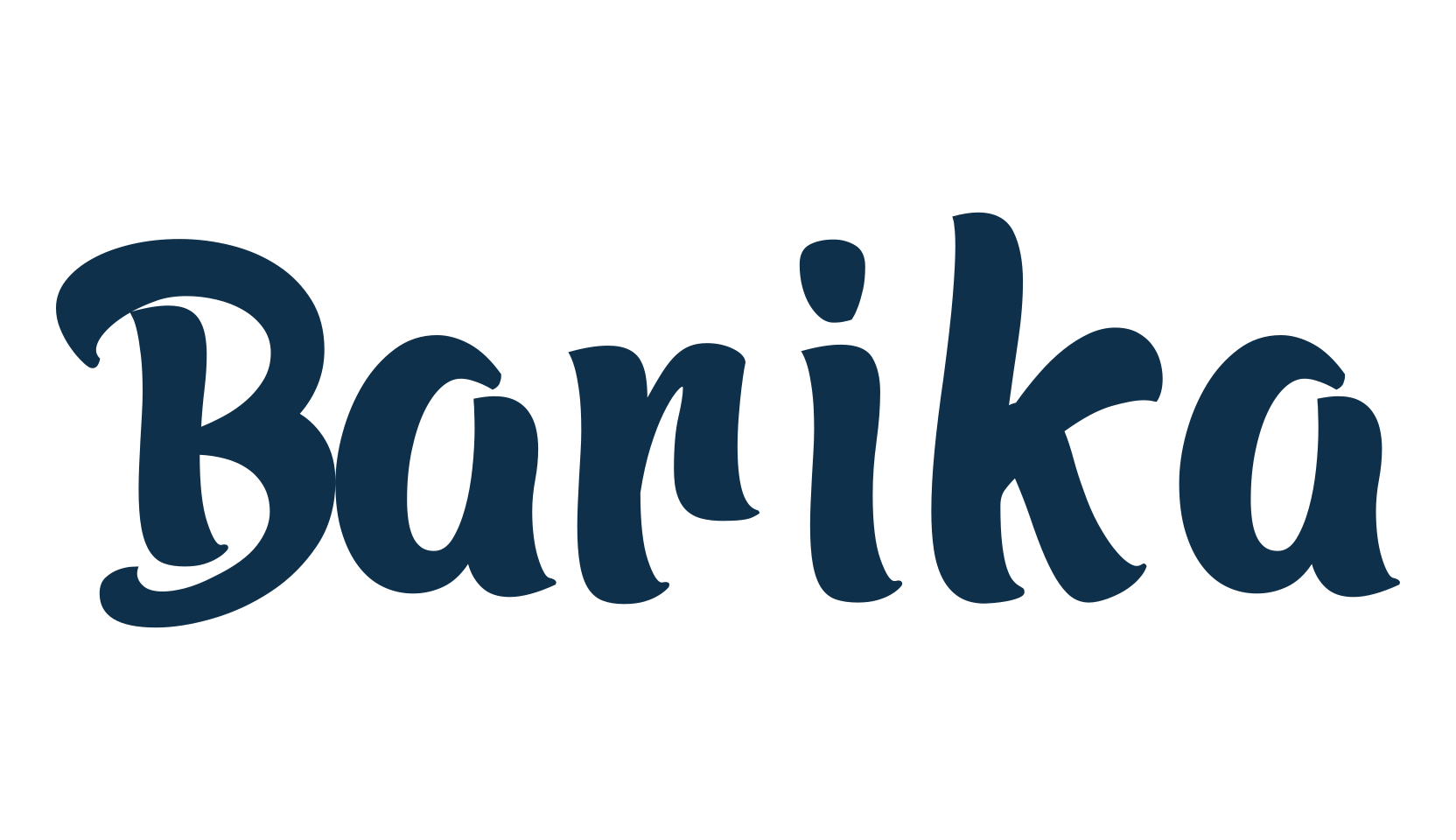Barika, fancy decorative font preview
