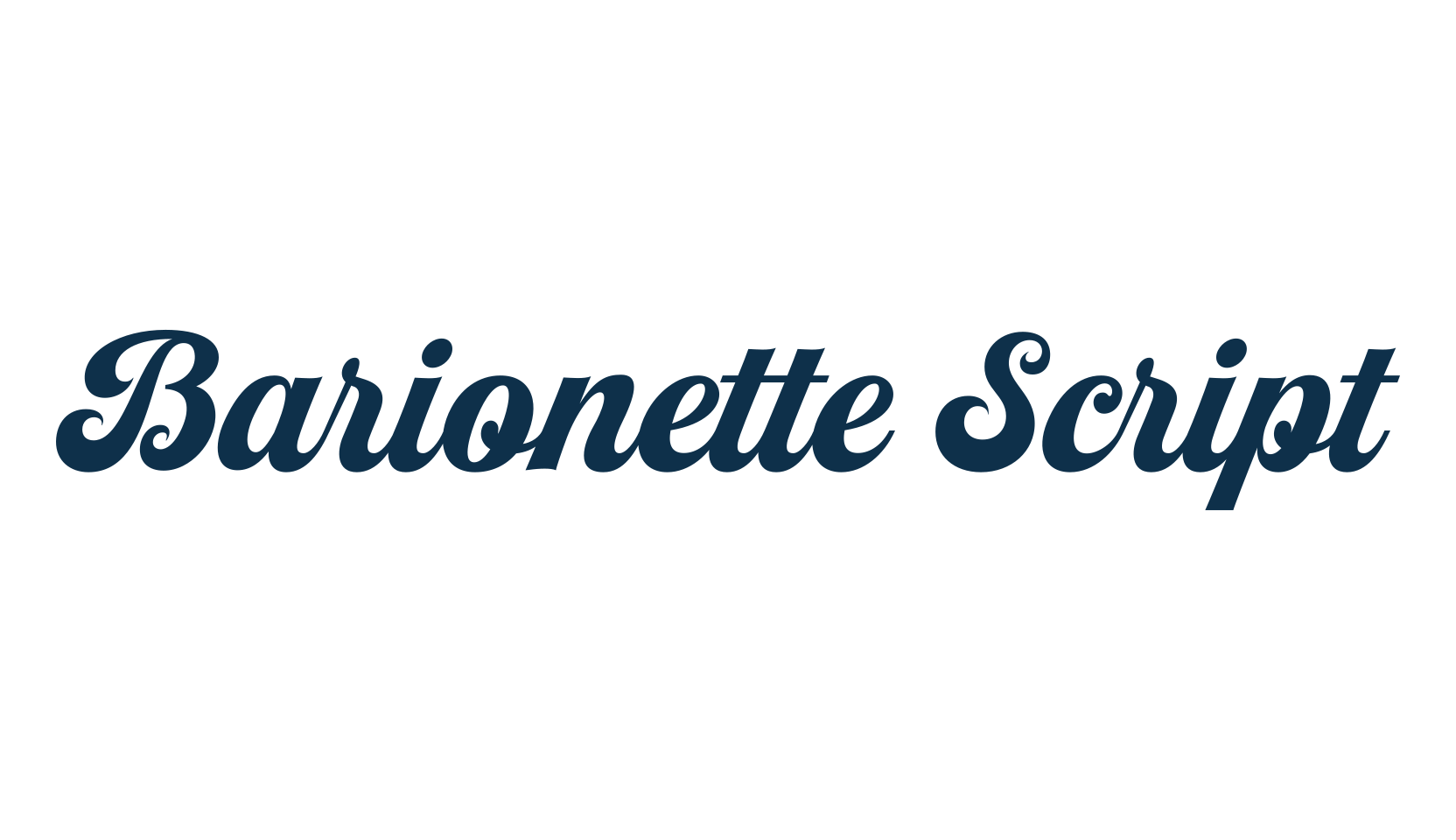Barionette Script, fancy old school decorative script calligraphy font preview