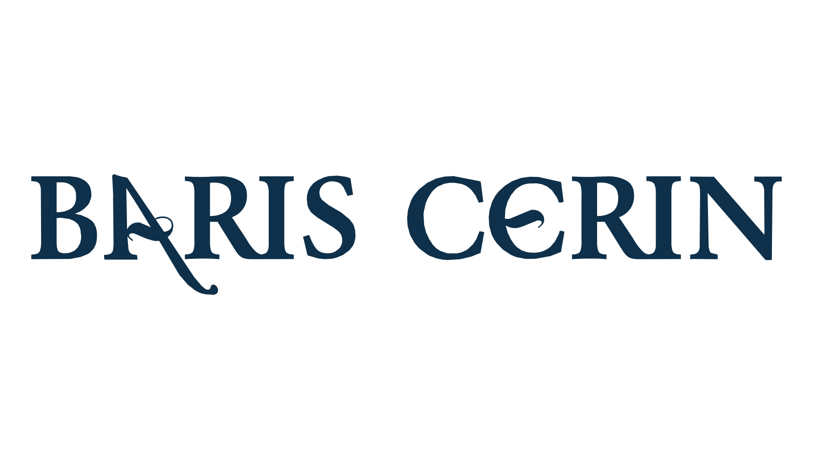 Baris Cerin, fancy various decorative font preview