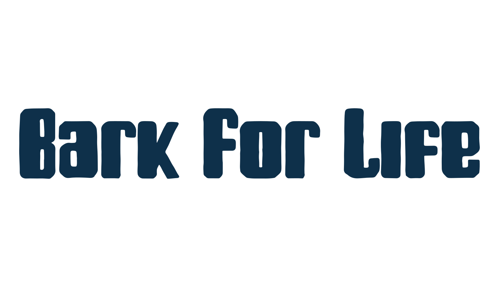 Bark For Life, fancy various decorative font preview