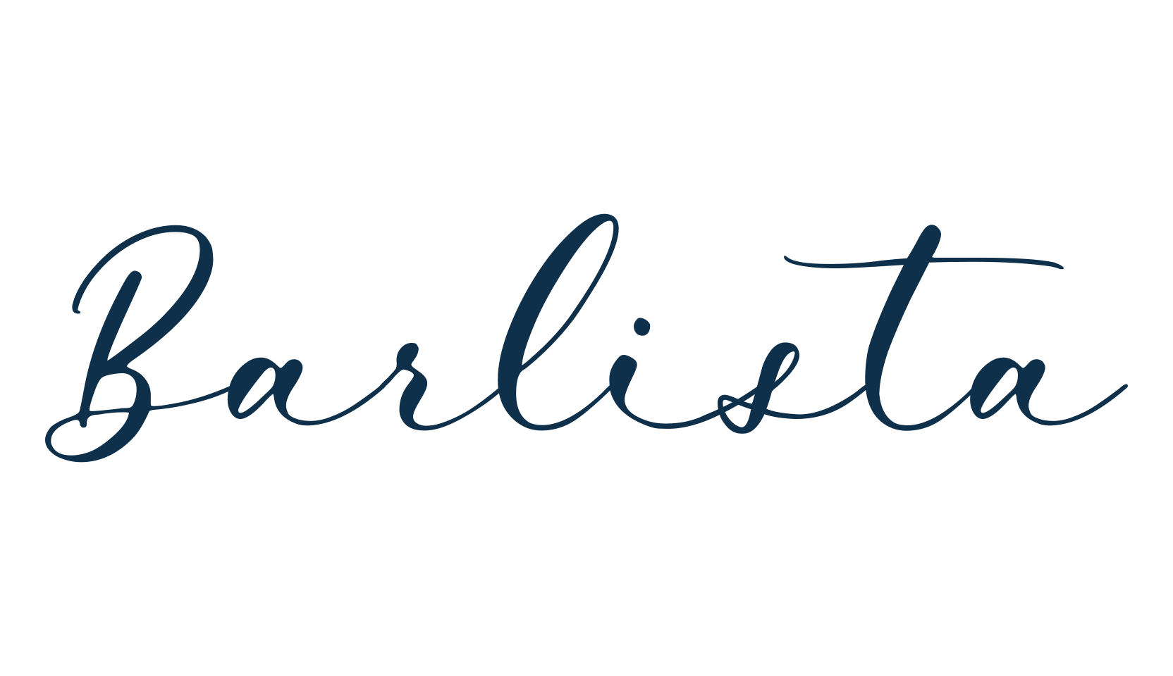 Barlista, script calligraphy fancy decorative font preview
