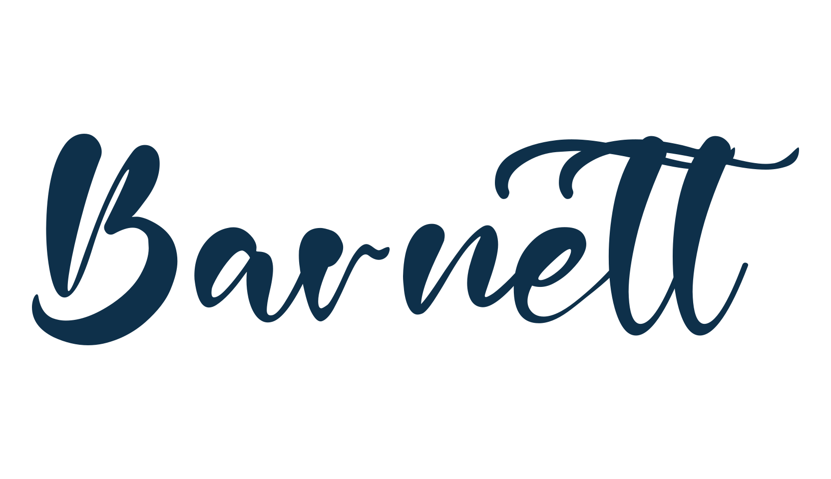 Barnett (barnett-2), script calligraphy fancy decorative font preview