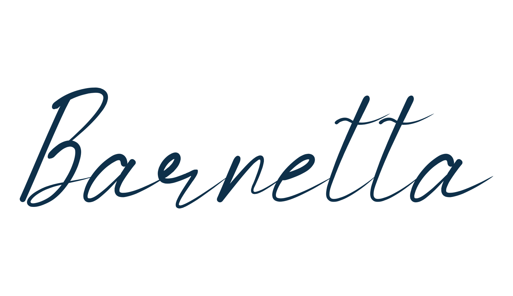 Barnetta, handwriting font preview
