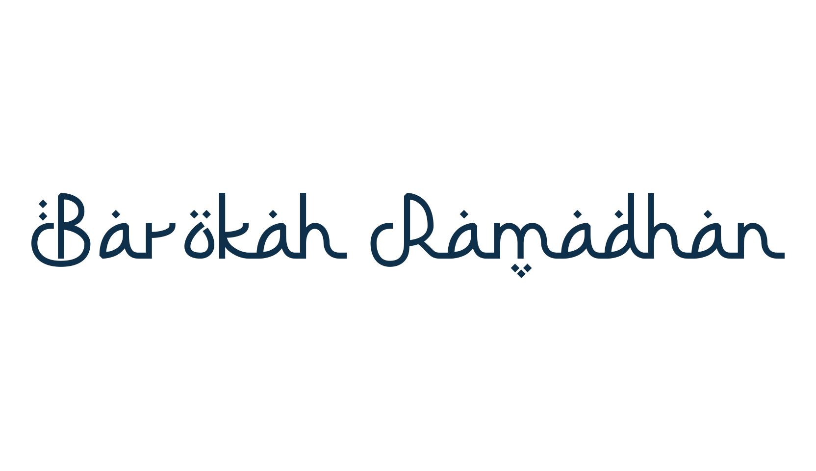 Barokah Ramadhan, arabic font preview