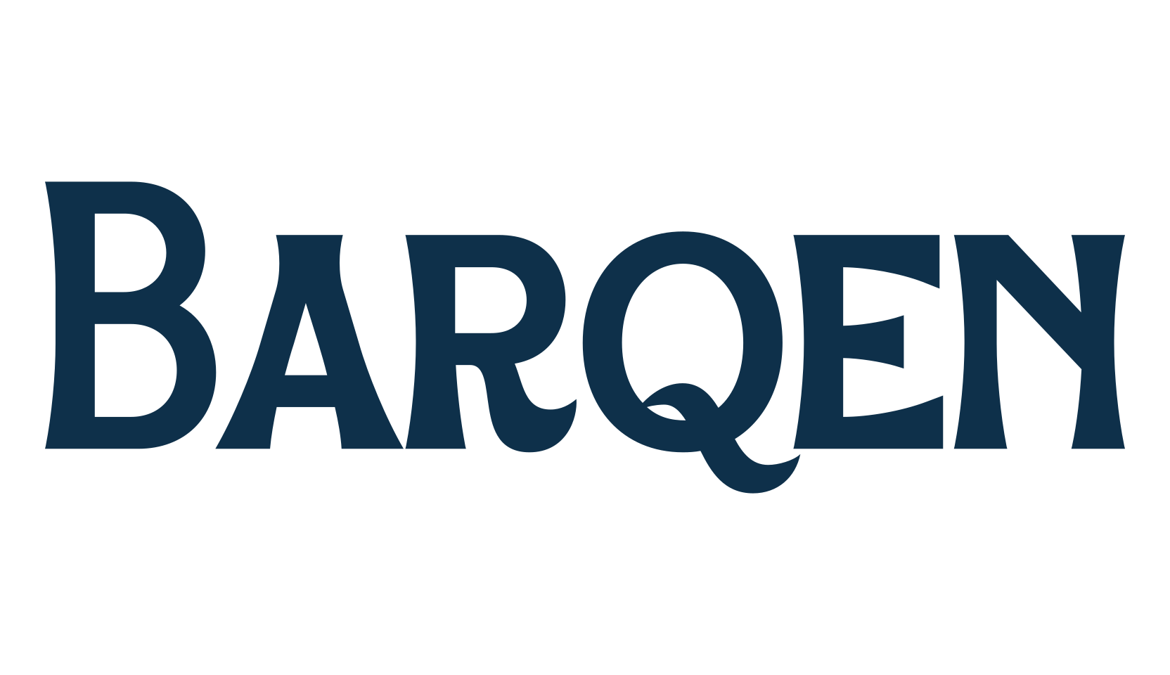 Barqen, retro font preview