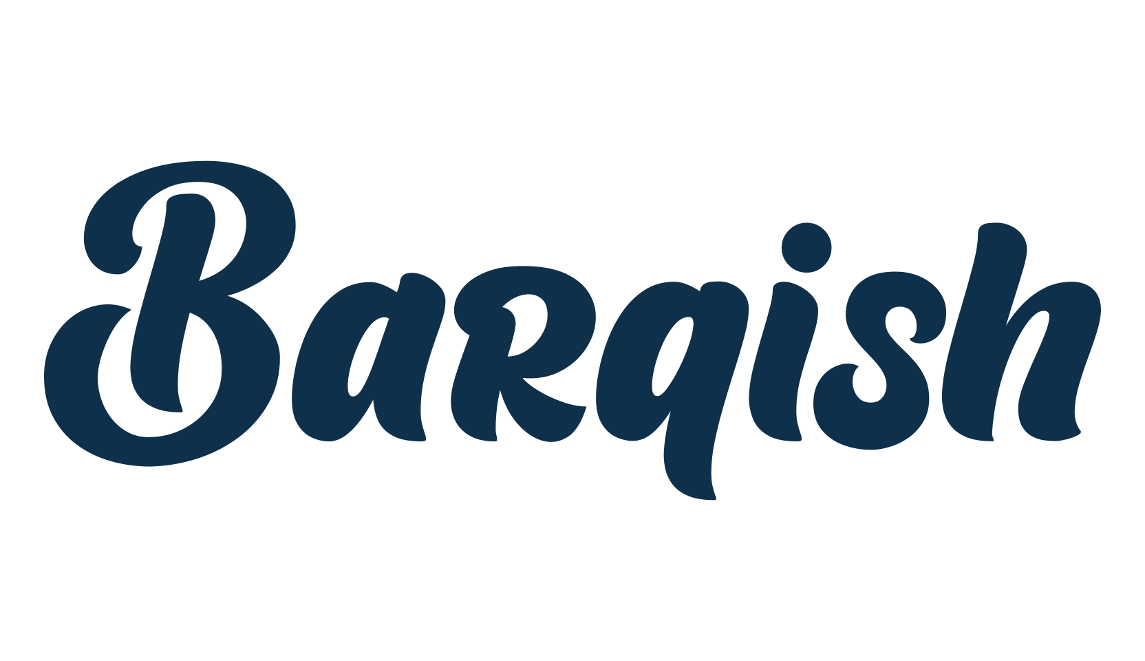 Barqish, old school font preview