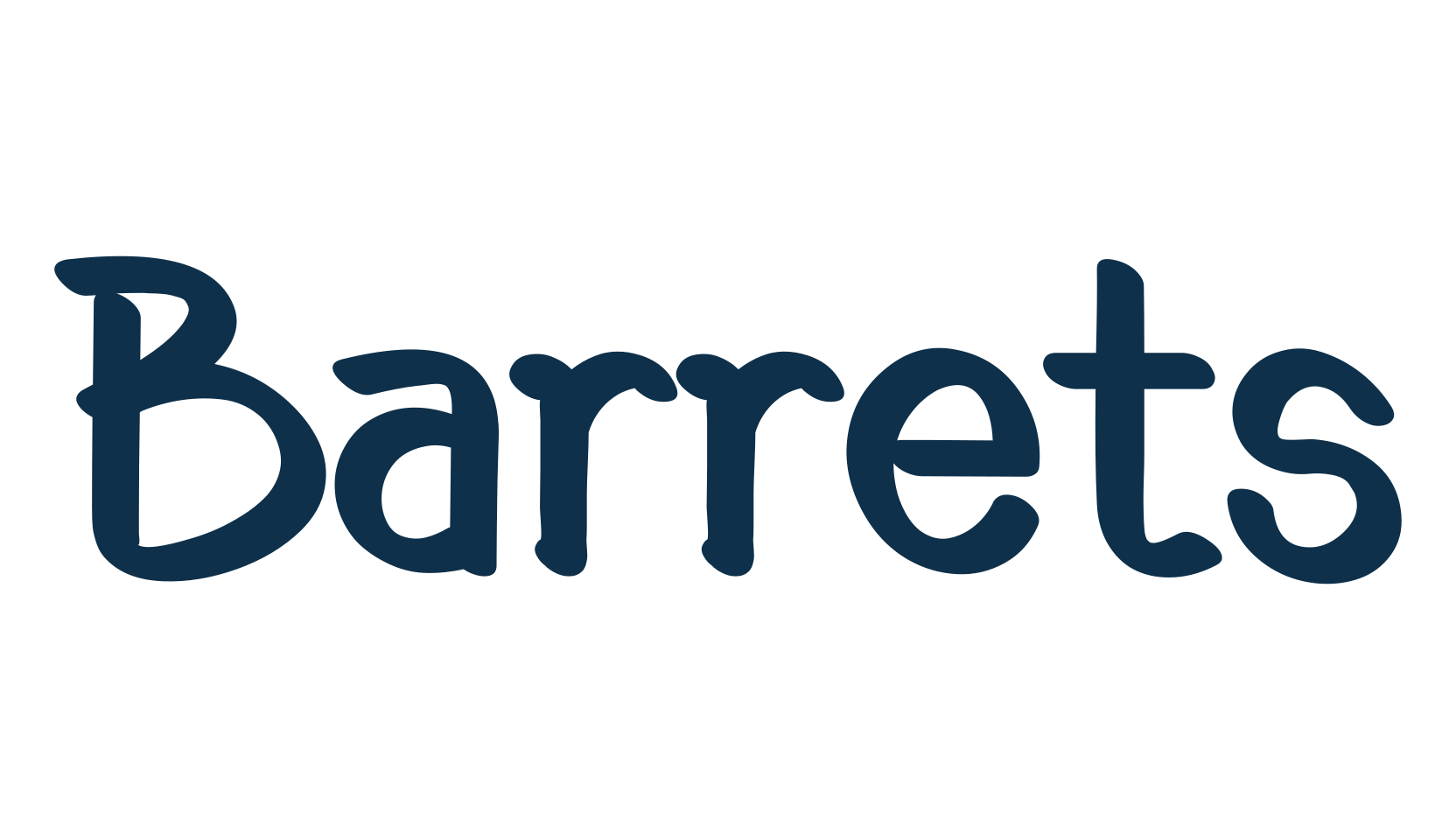 Barrets, fancy decorative font preview