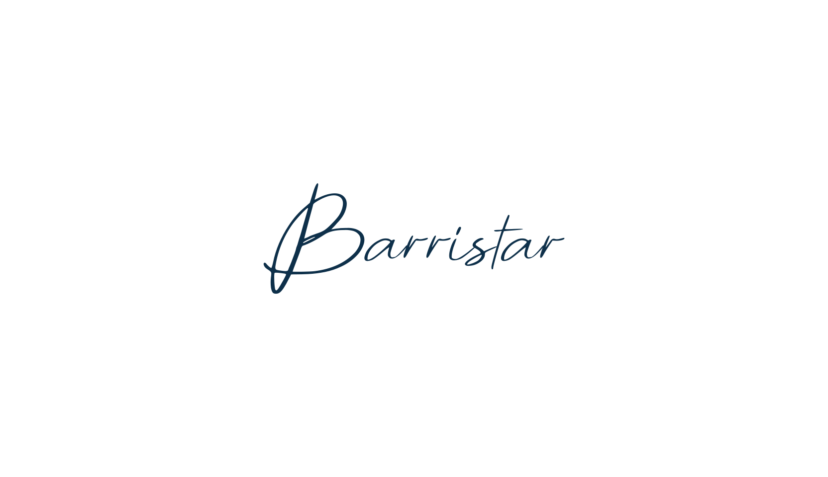 Barristar, handwriting font preview