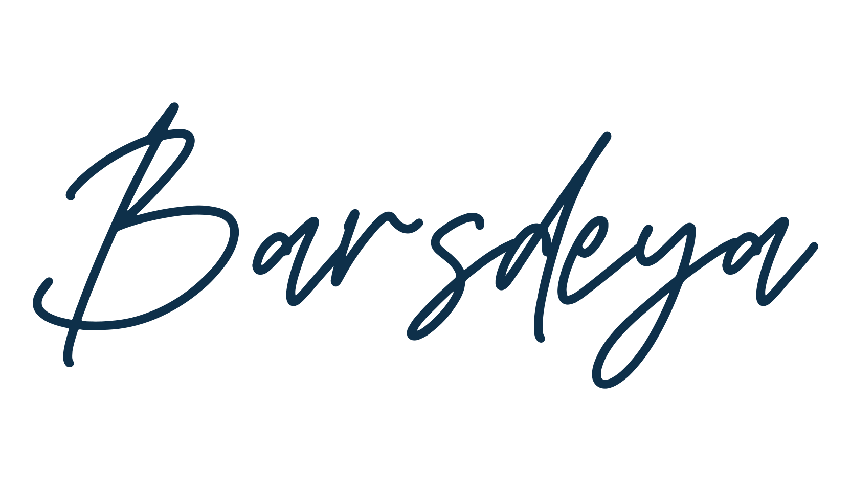 Barsdeya, script handwritten fancy decorative calligraphy font preview