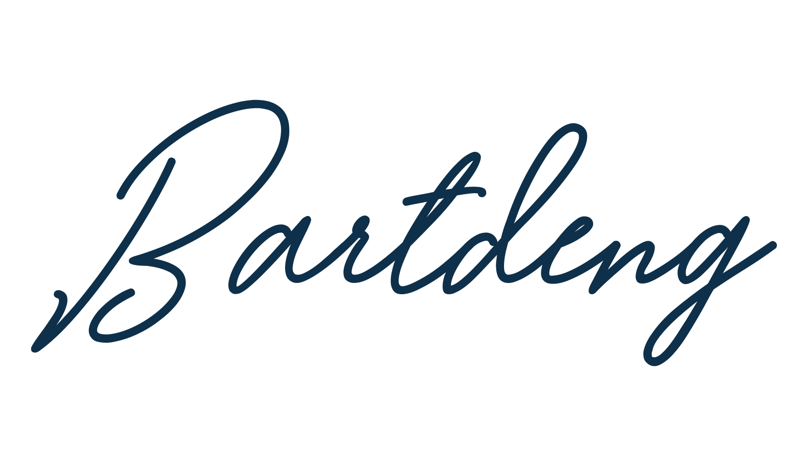Bartdeng, handwriting font preview