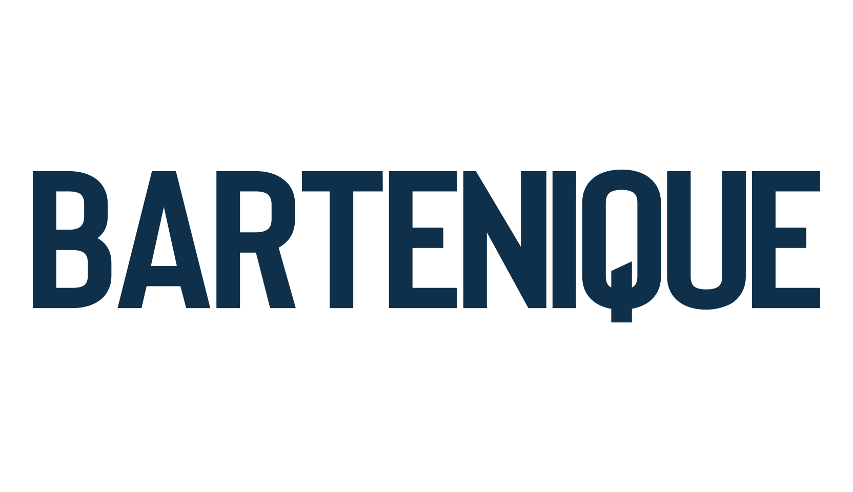 Bartenique, sans serif font preview
