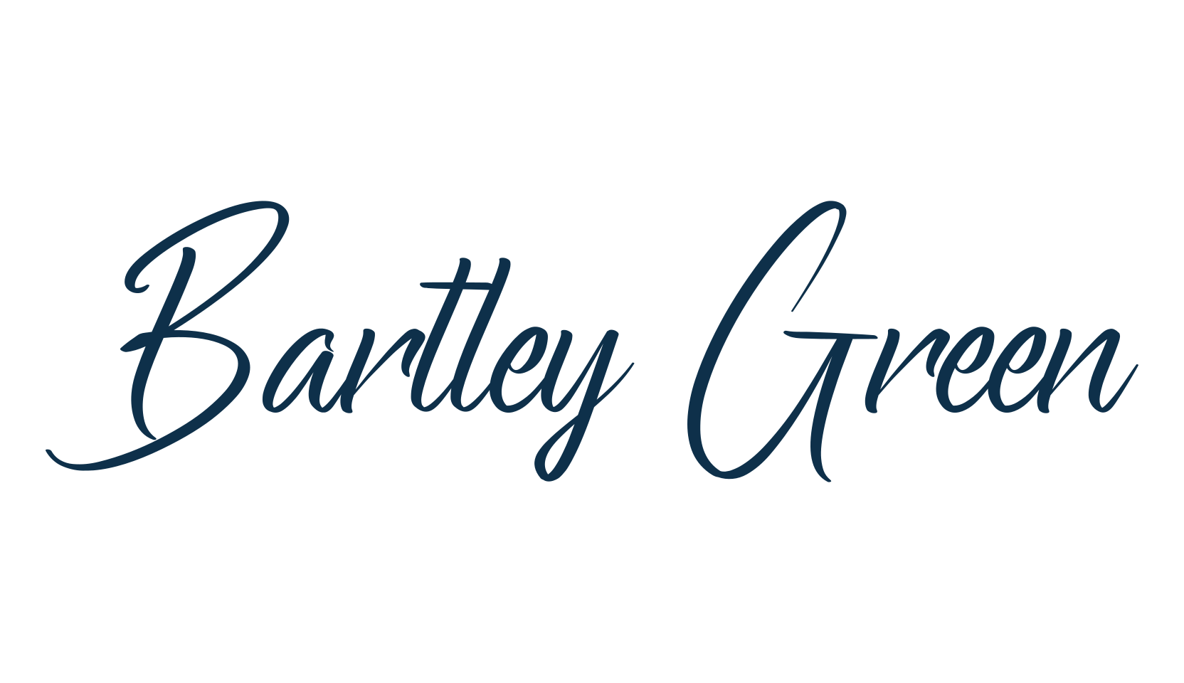 Bartley Green, fancy decorative font preview