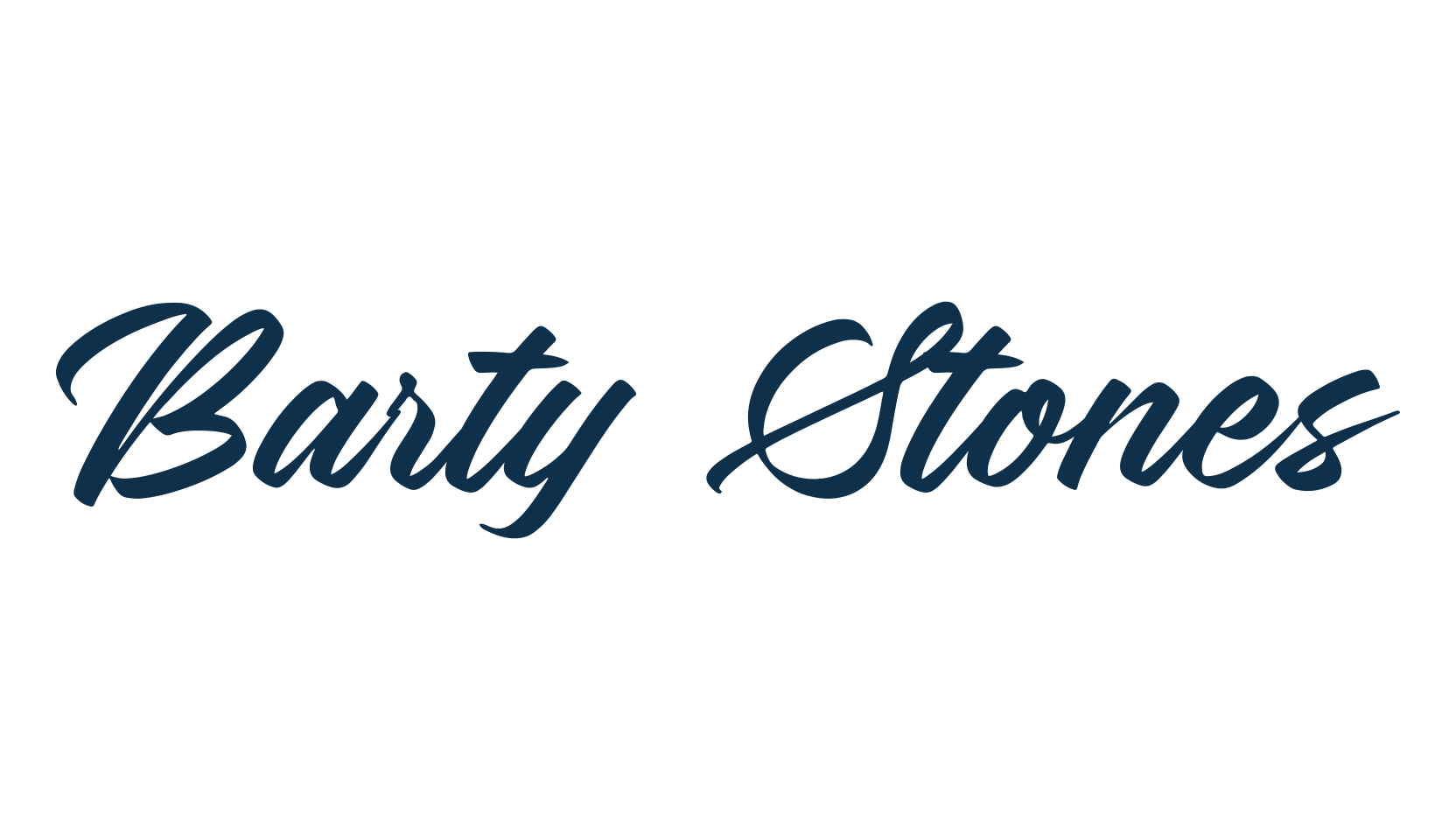 Barty Stones, script calligraphy fancy decorative font preview
