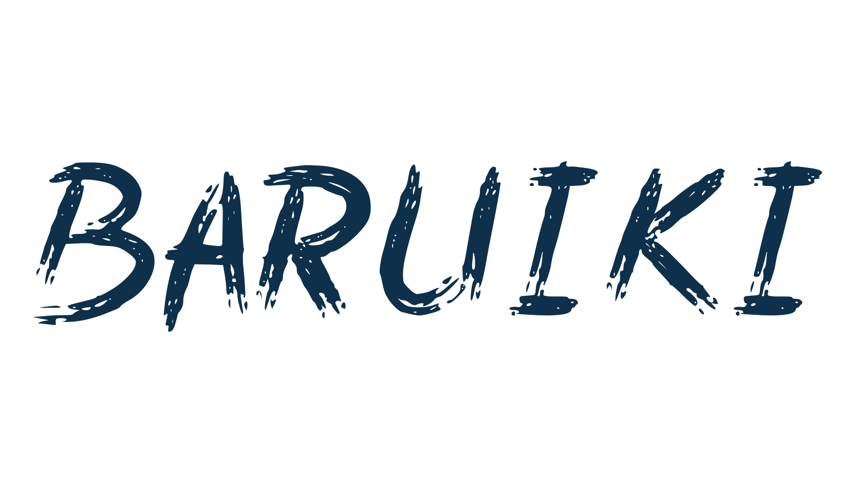 Baruiki, script brush fancy decorative calligraphy font preview