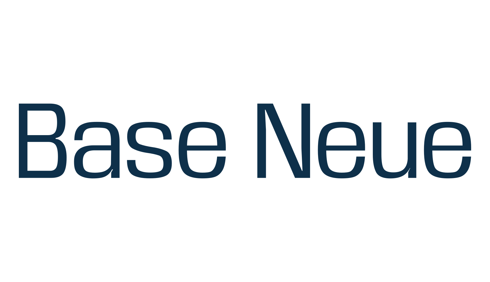 Base Neue, sans serif font preview