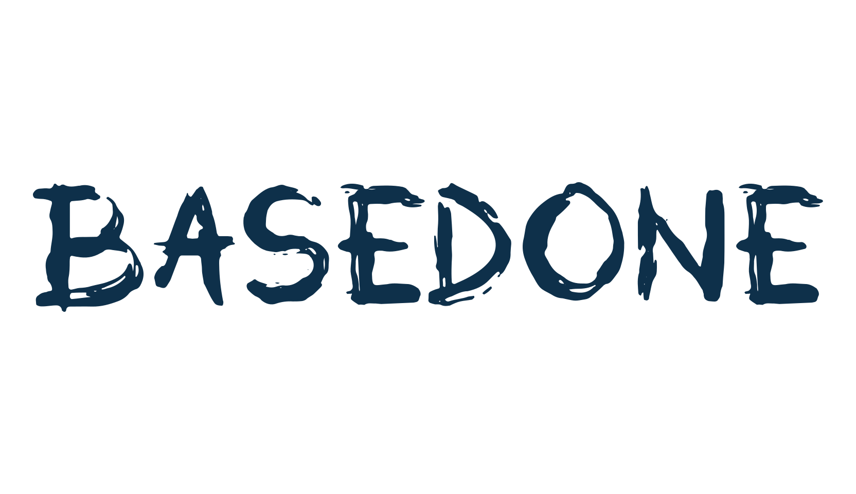 Basedone, script brush fancy decorative calligraphy font preview