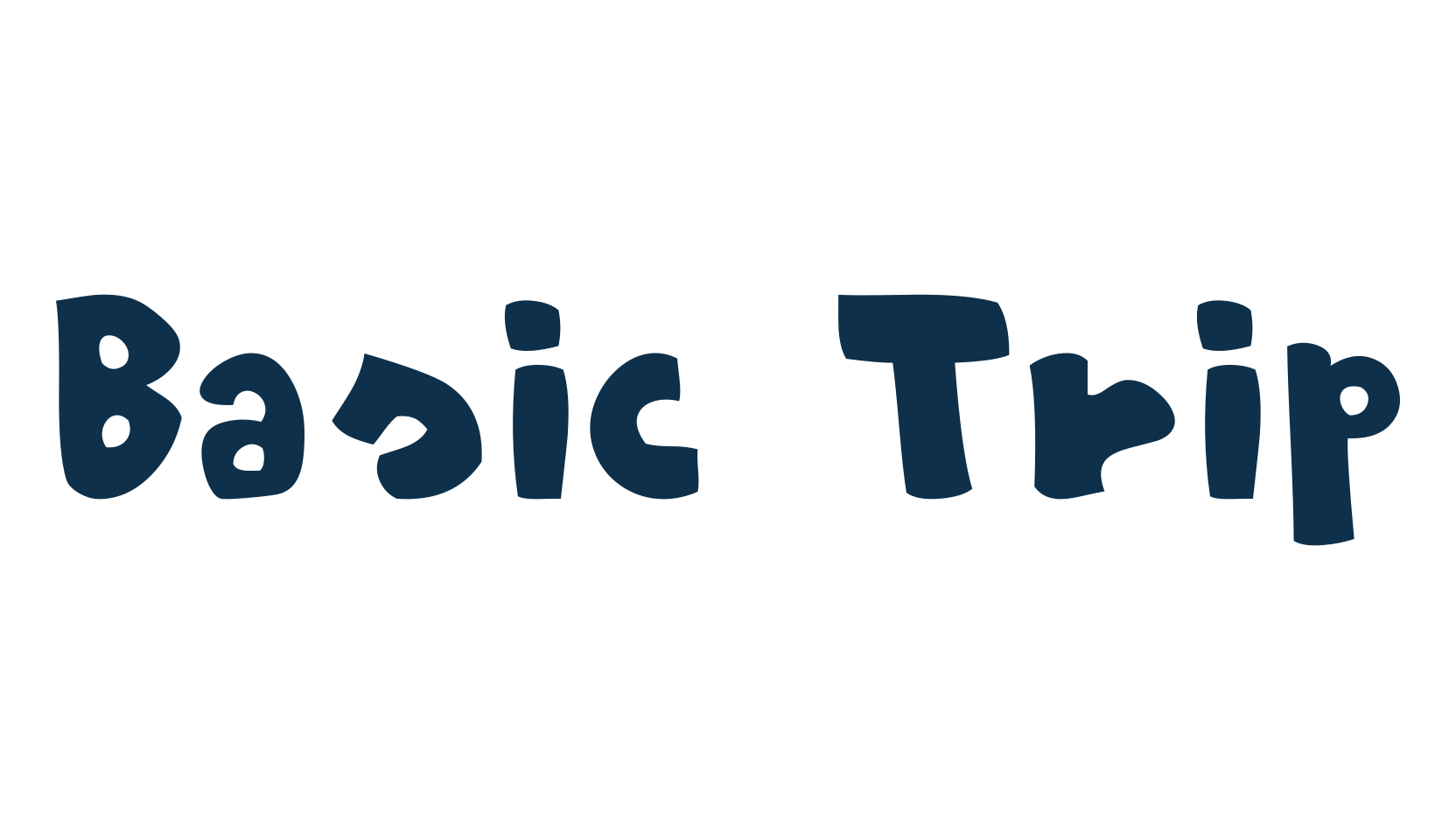 Basic Trip, fancy various decorative font preview