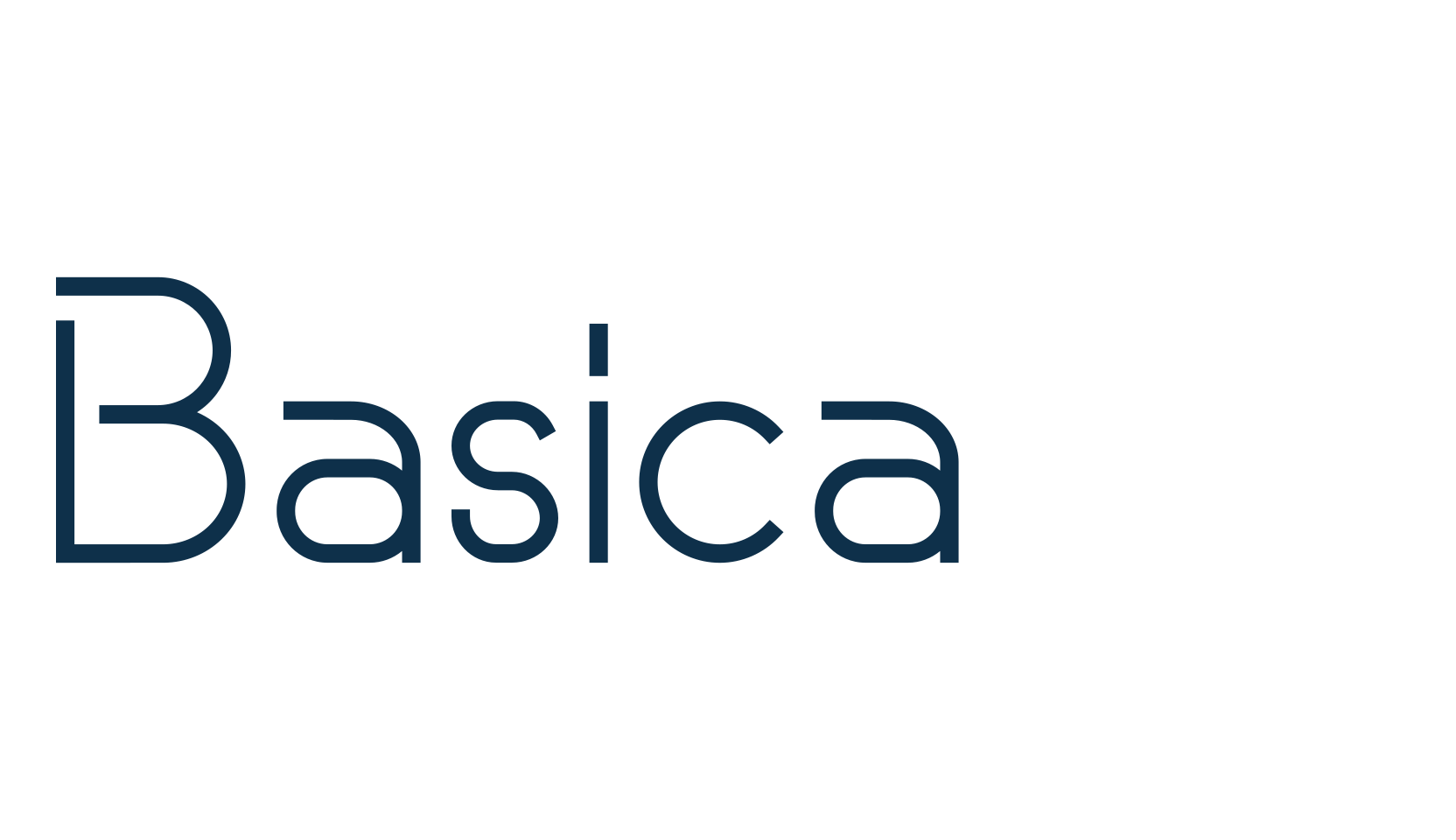 Basicaline, basic sans serif font preview