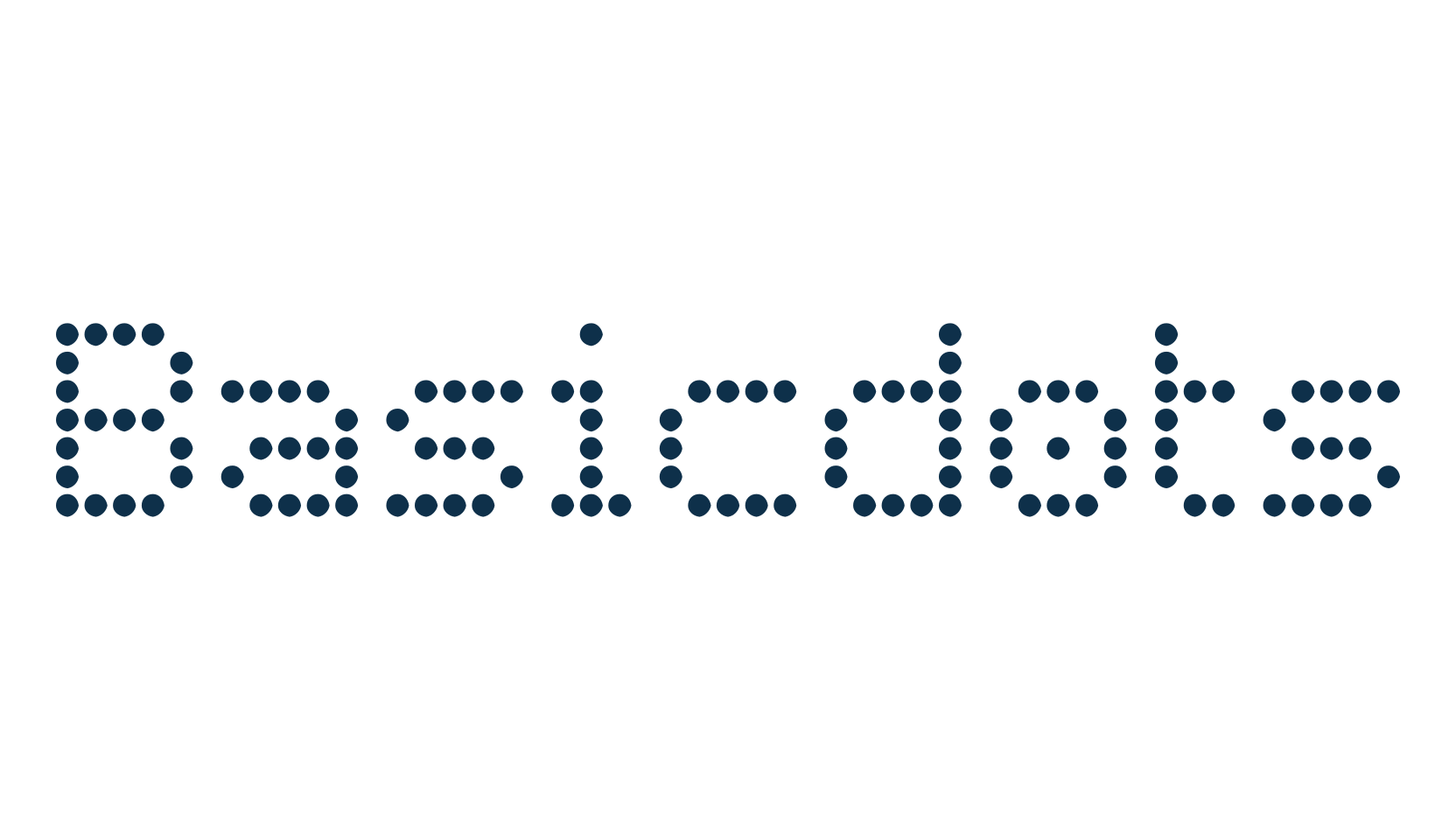 Basicdots, lcd font preview