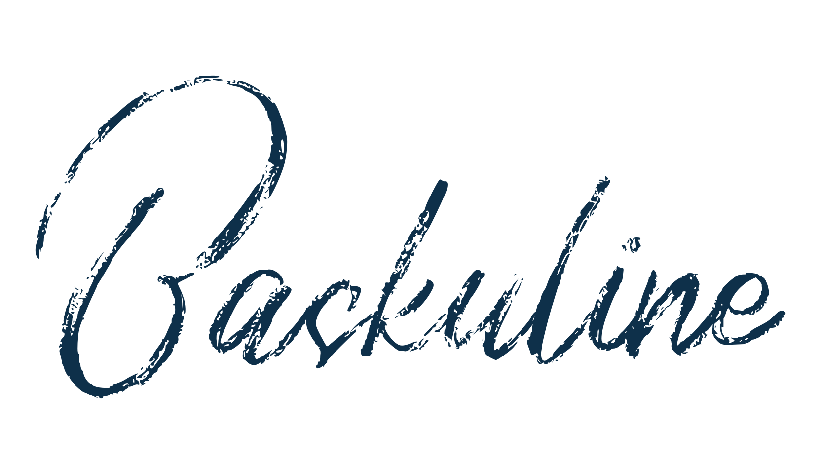 Baskuline, brush font preview