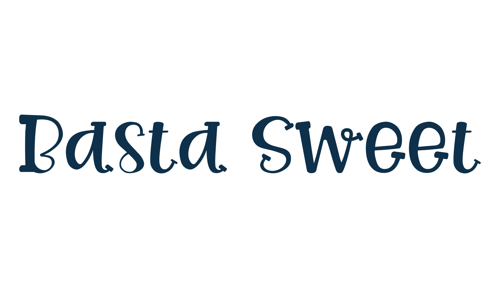 Basta Sweet, fancy cartoon decorative font preview