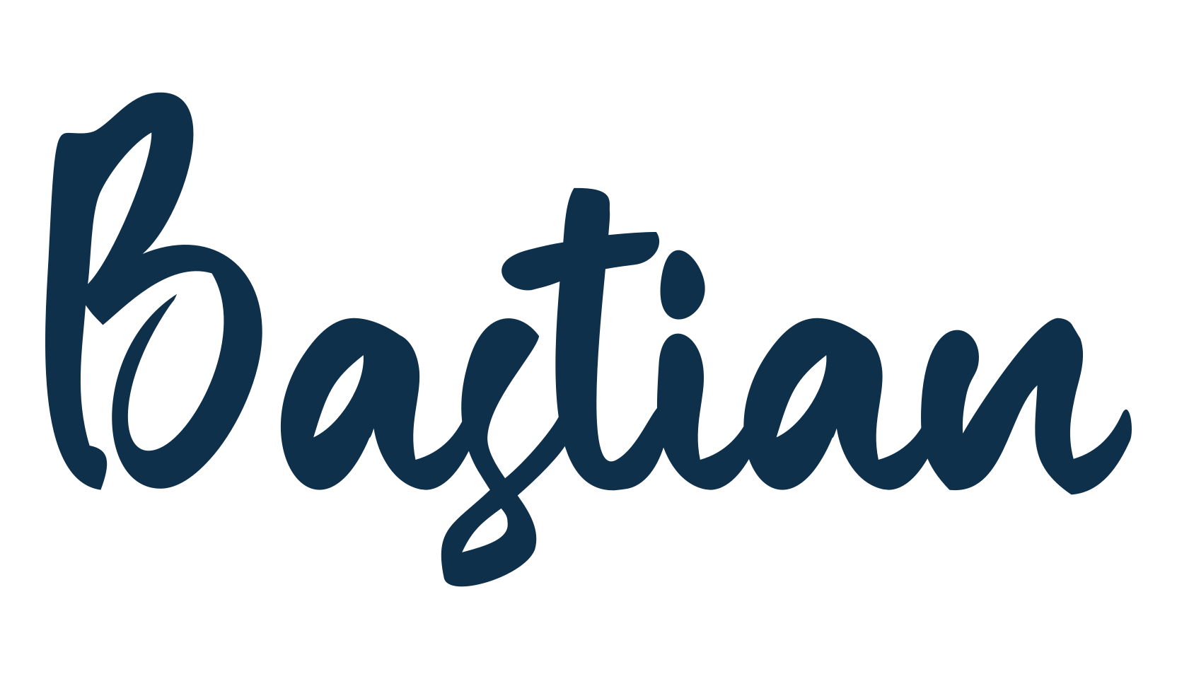 Bastian, script handwritten fancy decorative calligraphy font preview