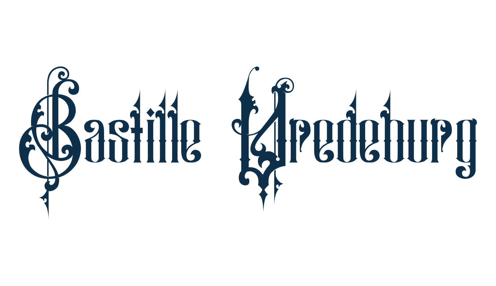 Bastille Vredeburg, medieval font preview
