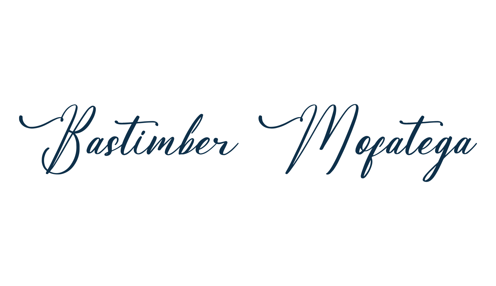 Bastimber Mofatega, script handwritten fancy decorative calligraphy font preview