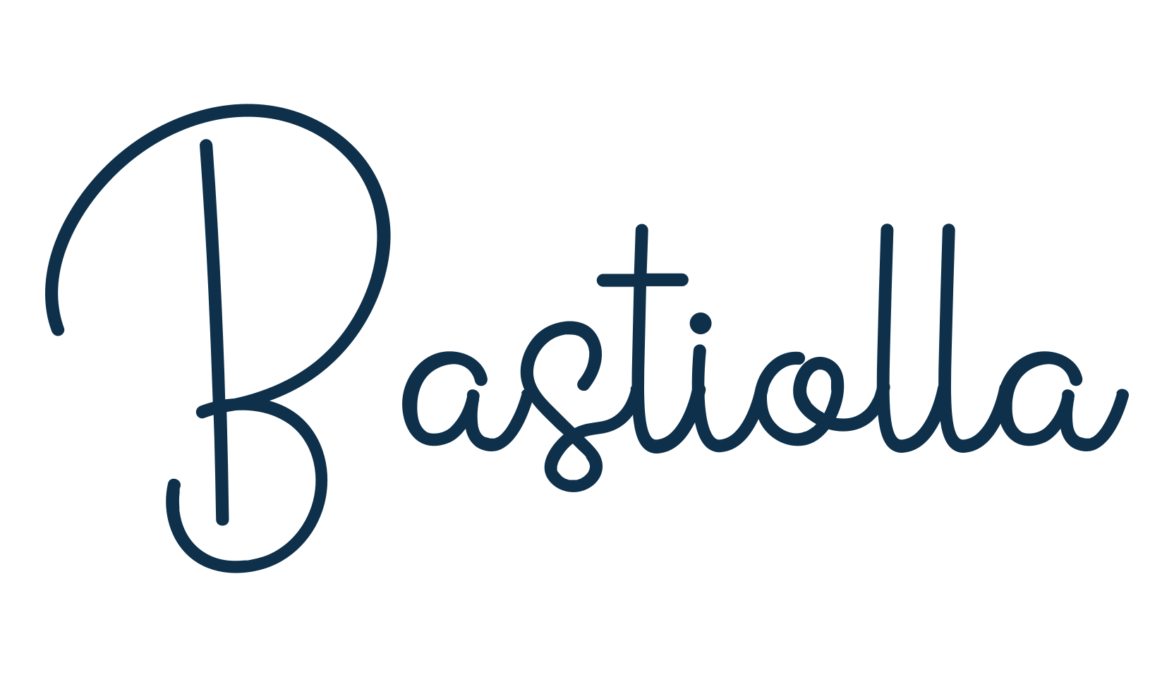 Bastiolla, script handwritten fancy decorative calligraphy font preview
