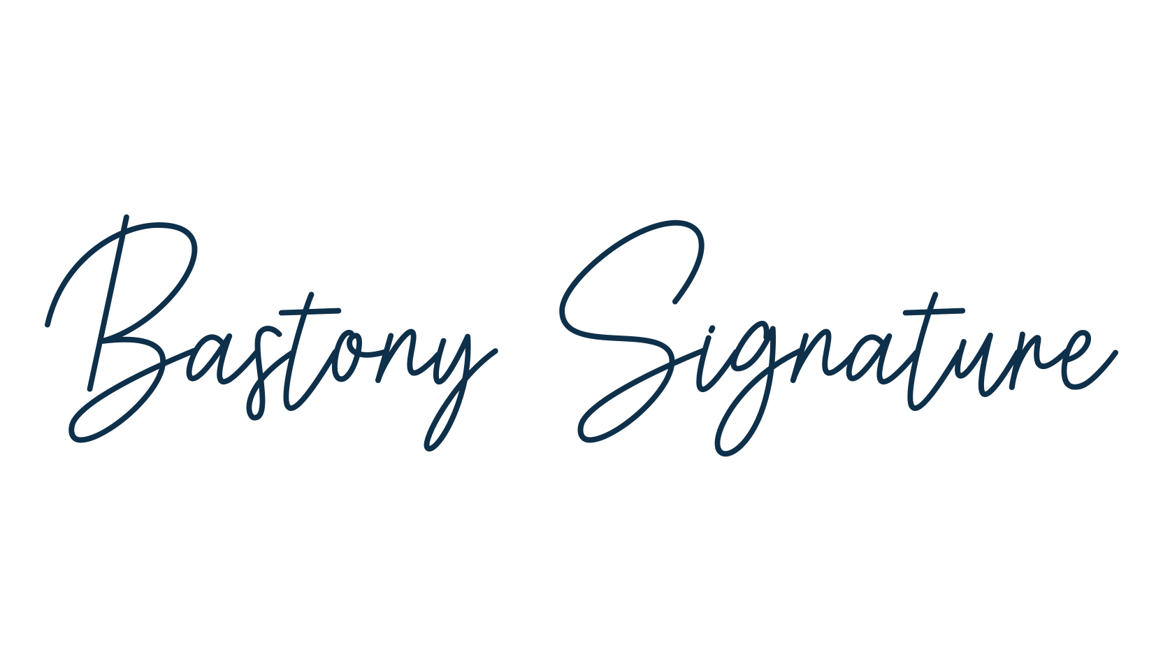 Bastony Signature, script handwritten fancy decorative calligraphy font preview