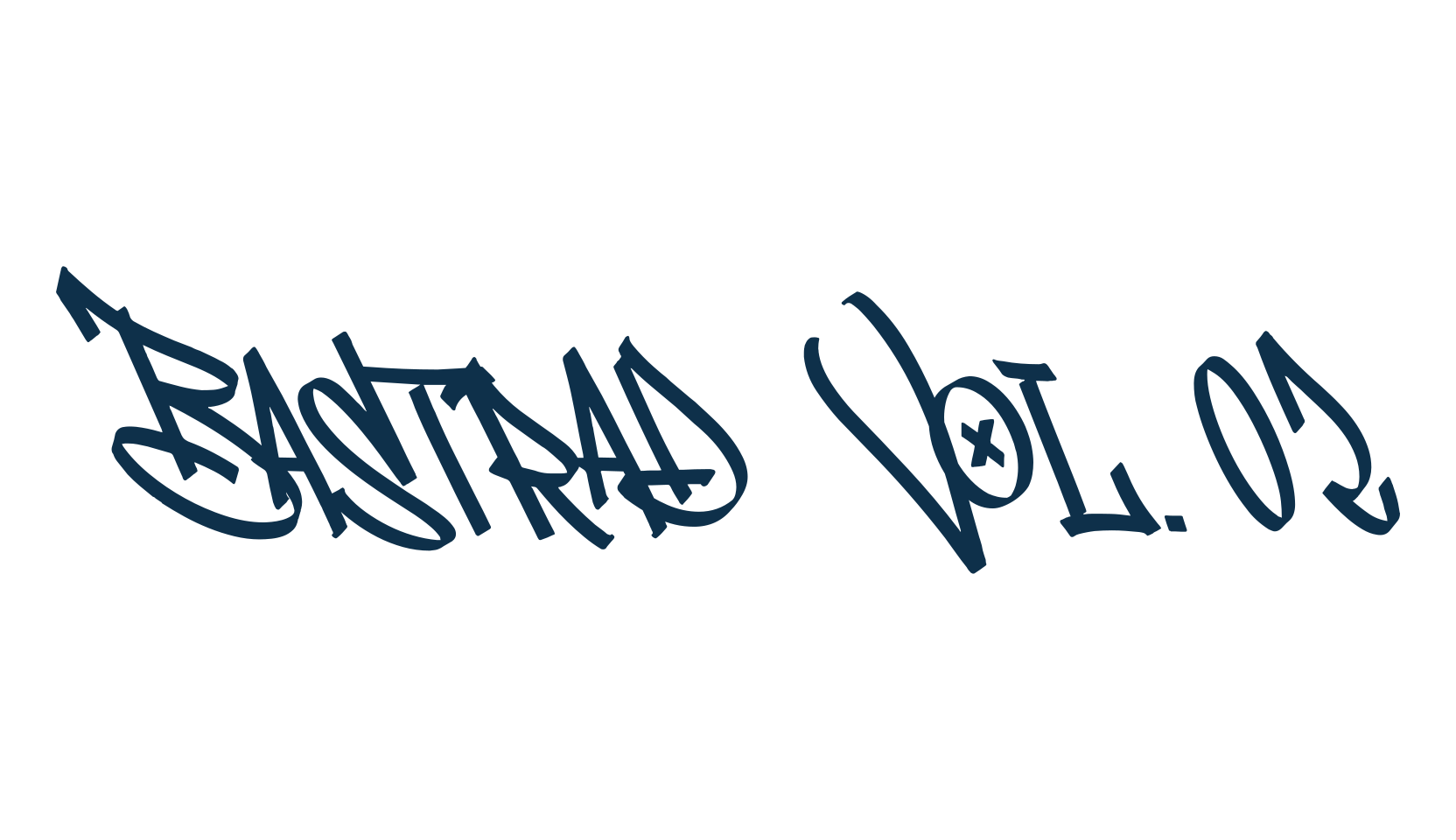 Bastrad Vol.02, graffiti font preview