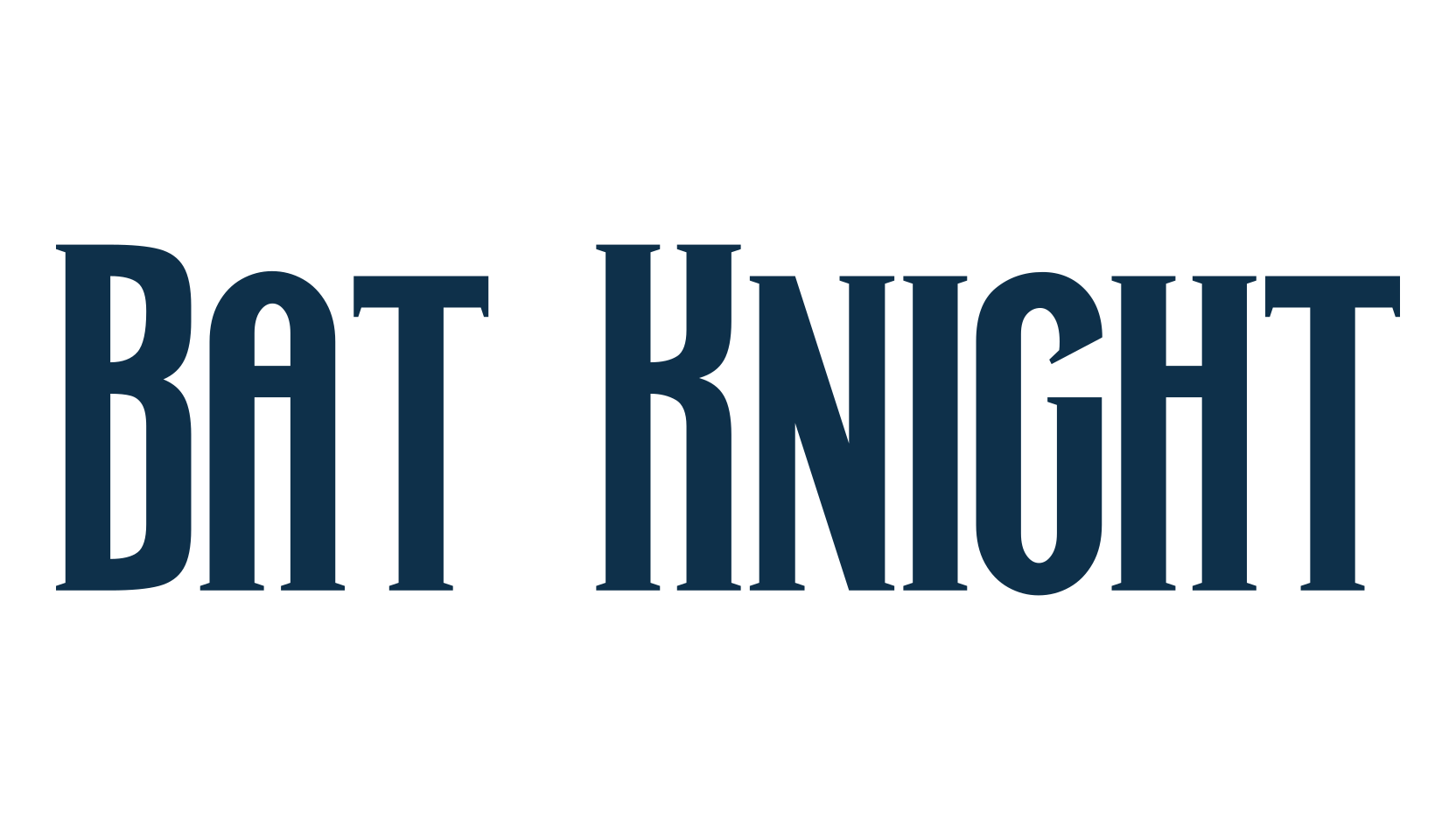 Bat Knight, gothic modern font preview