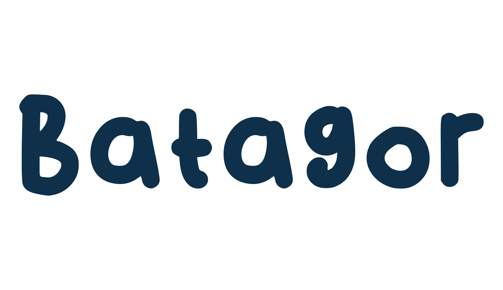 Batagor, handwriting font preview
