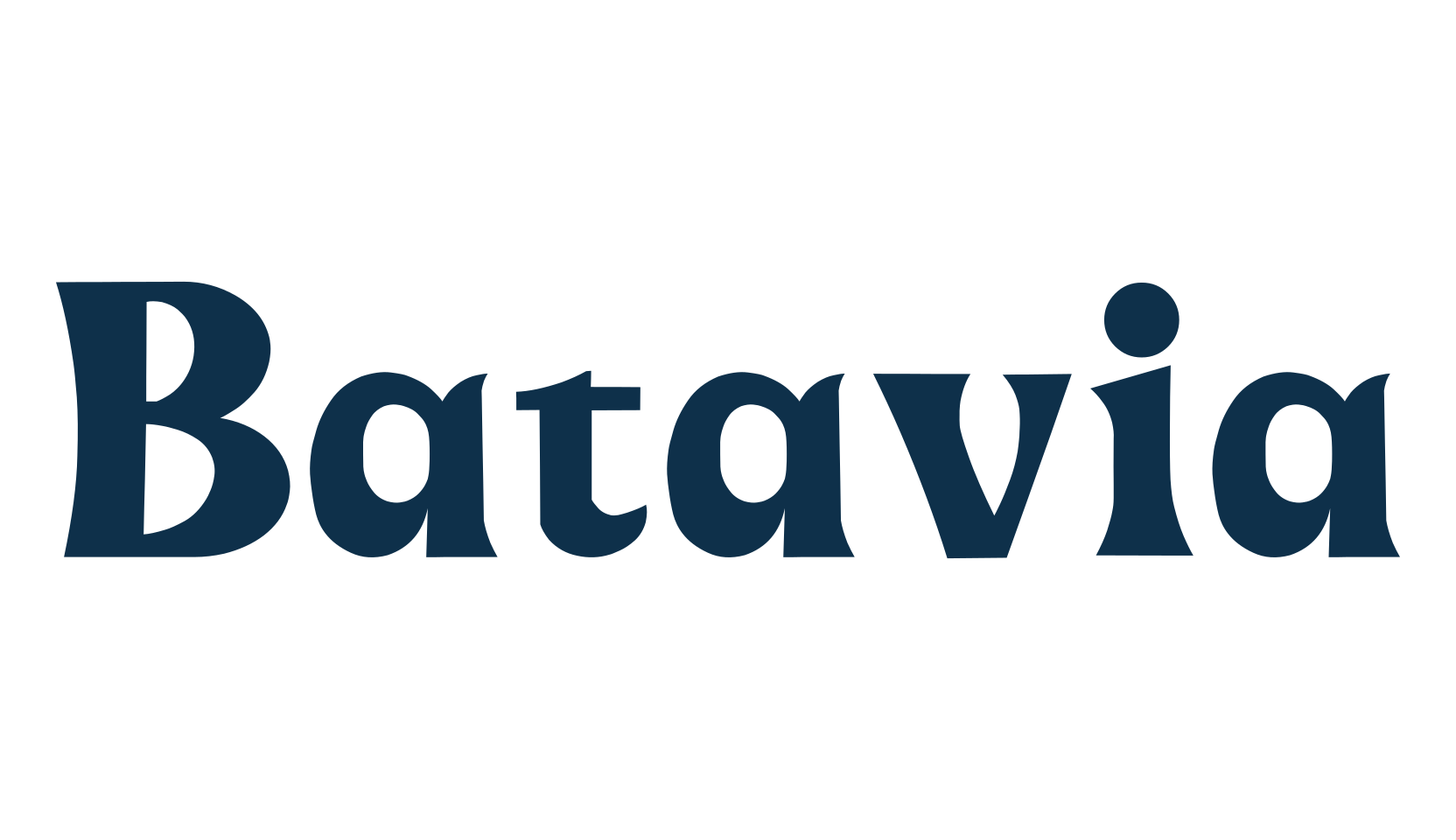 Batavia (batavia-2), fancy retro decorative font preview