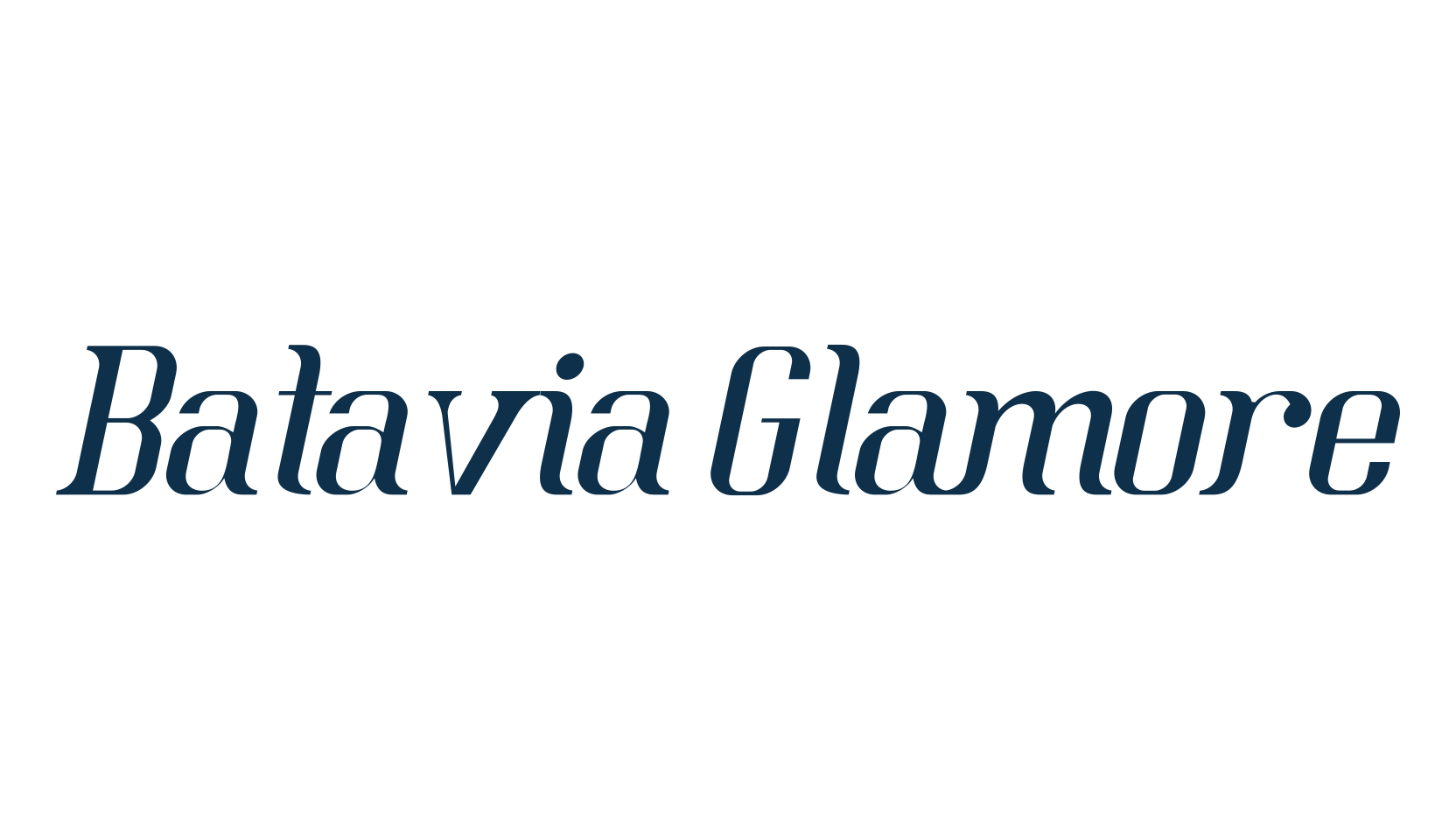 Batavia Glamore, serif font preview
