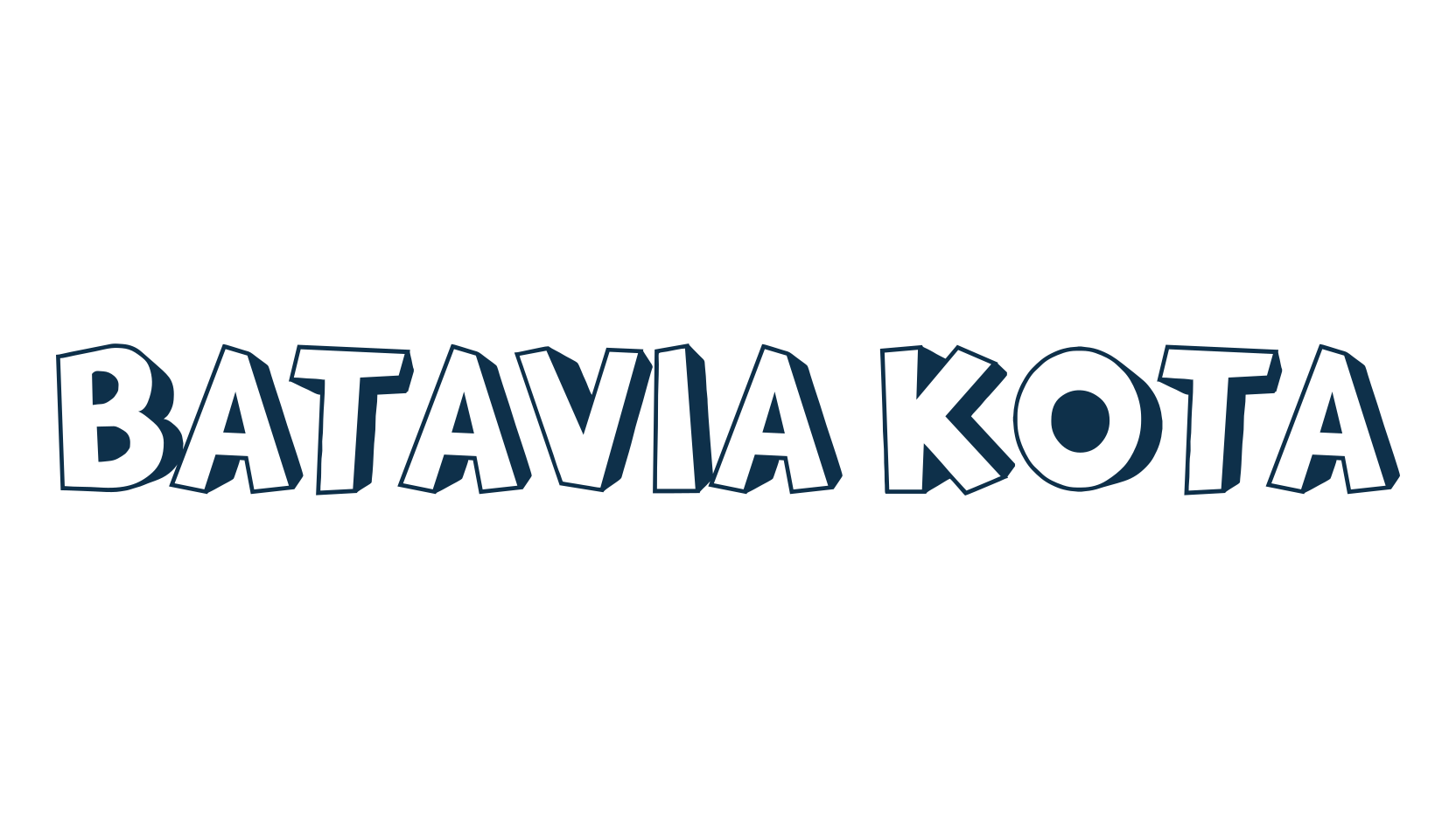 Batavia Kota, cartoon font preview