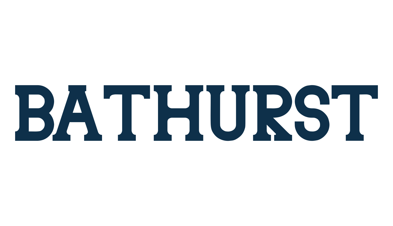 Bathurst, old school font preview